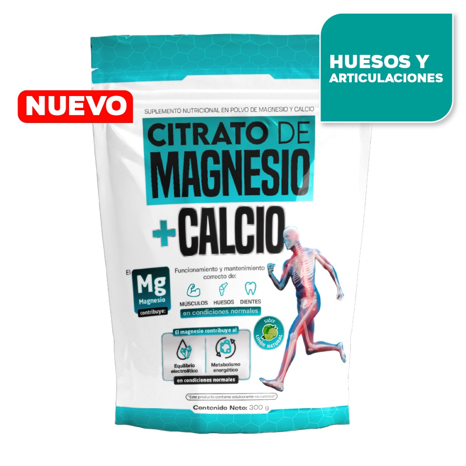 Citrato de Magnesio + Calcio 