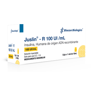 Juslin - R 100 UI /mL